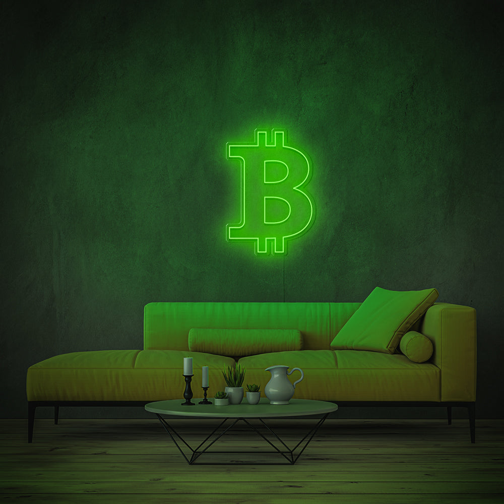 Bitcoin | Neon LED Sign | Elitist