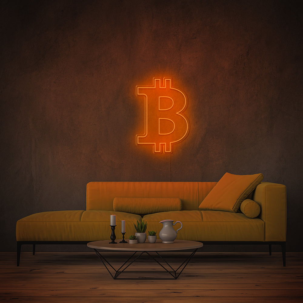 Bitcoin | Neon LED Sign | Elitist