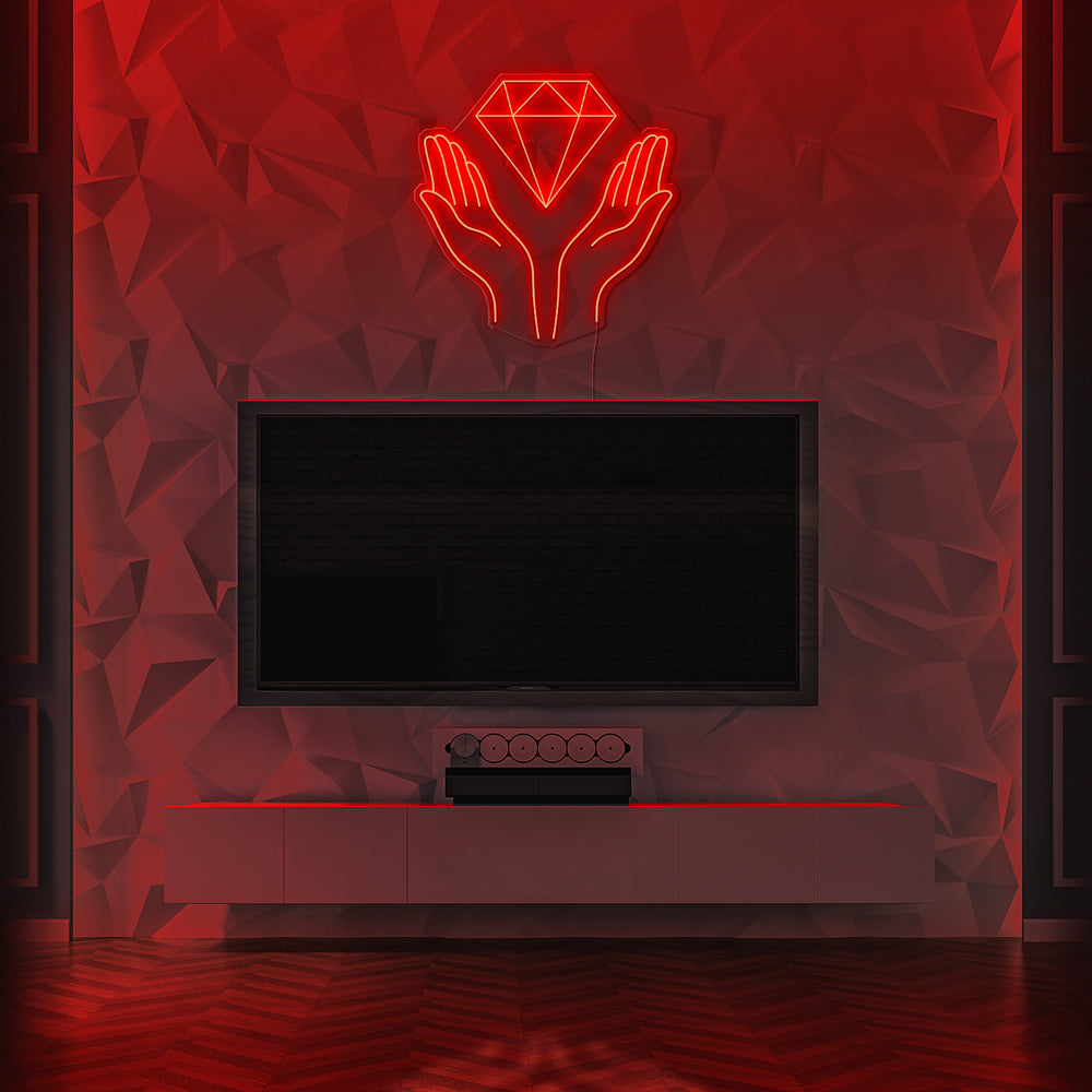 Diamond Hands | Neon LED Sign | Elitist