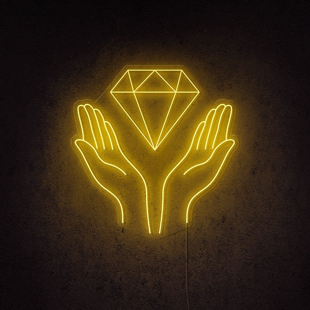Diamond Hands | Neon LED Sign | Elitist