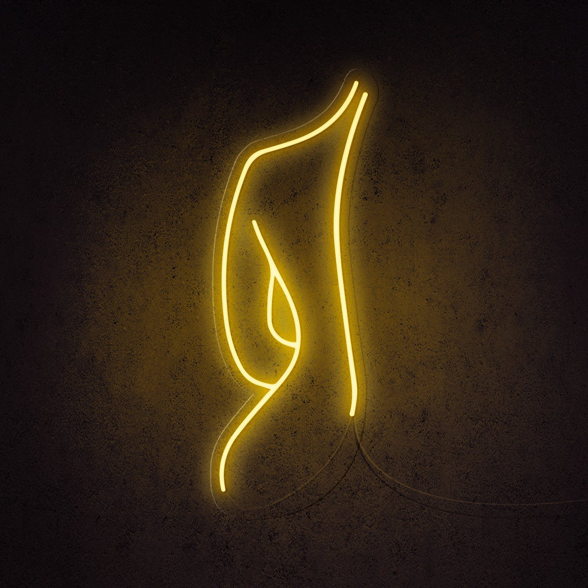 Female Silhouette Neon Sign – Elitist