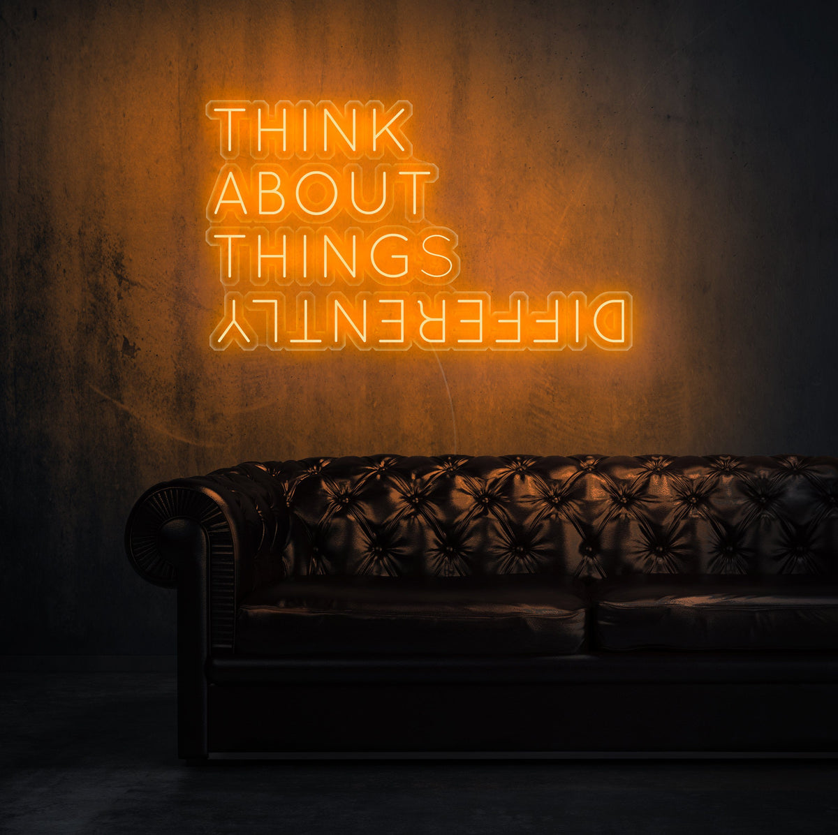 High Quality Thinks About Things Differently LED Neon Sign