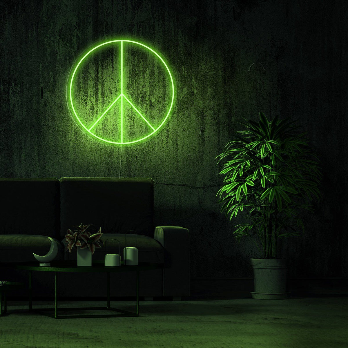 Peace Neon Sign Elitist